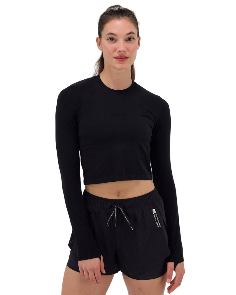bandit-running-womens-mercury-seamless-long-sleeve-crop-top-black